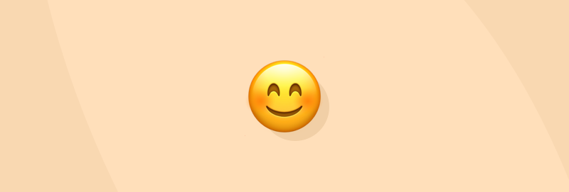 A smile emoji